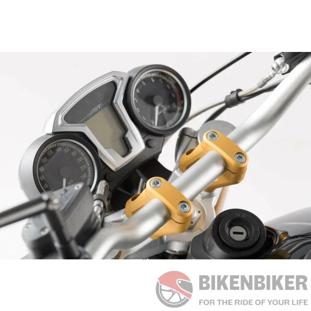BMW R NineT Ergonomics - Barback Risers - SW-Motech – Bikenbiker Chennai