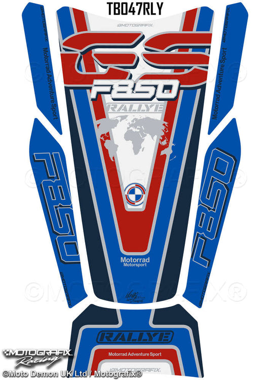 BMW F850GS Adventure 2019 2020 Motorcycle Tank Pad Protector 3D Gel TB047RLY Motografix