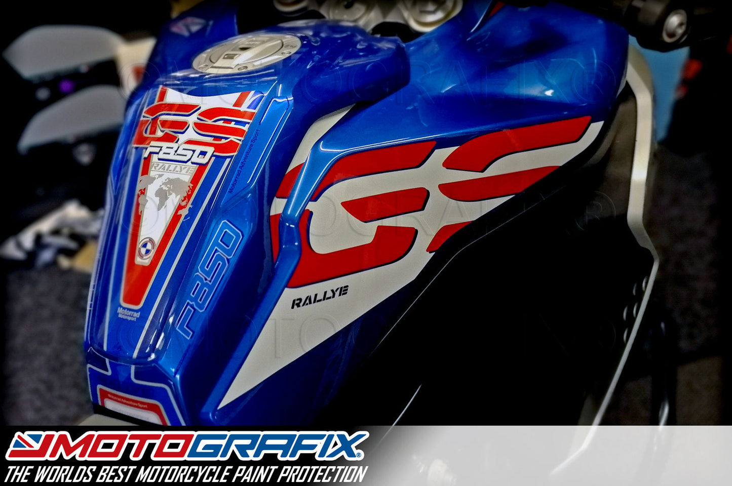BMW F850GS Adventure 2019 2020 Motorcycle Tank Pad Protector 3D Gel TB047RLY Motografix