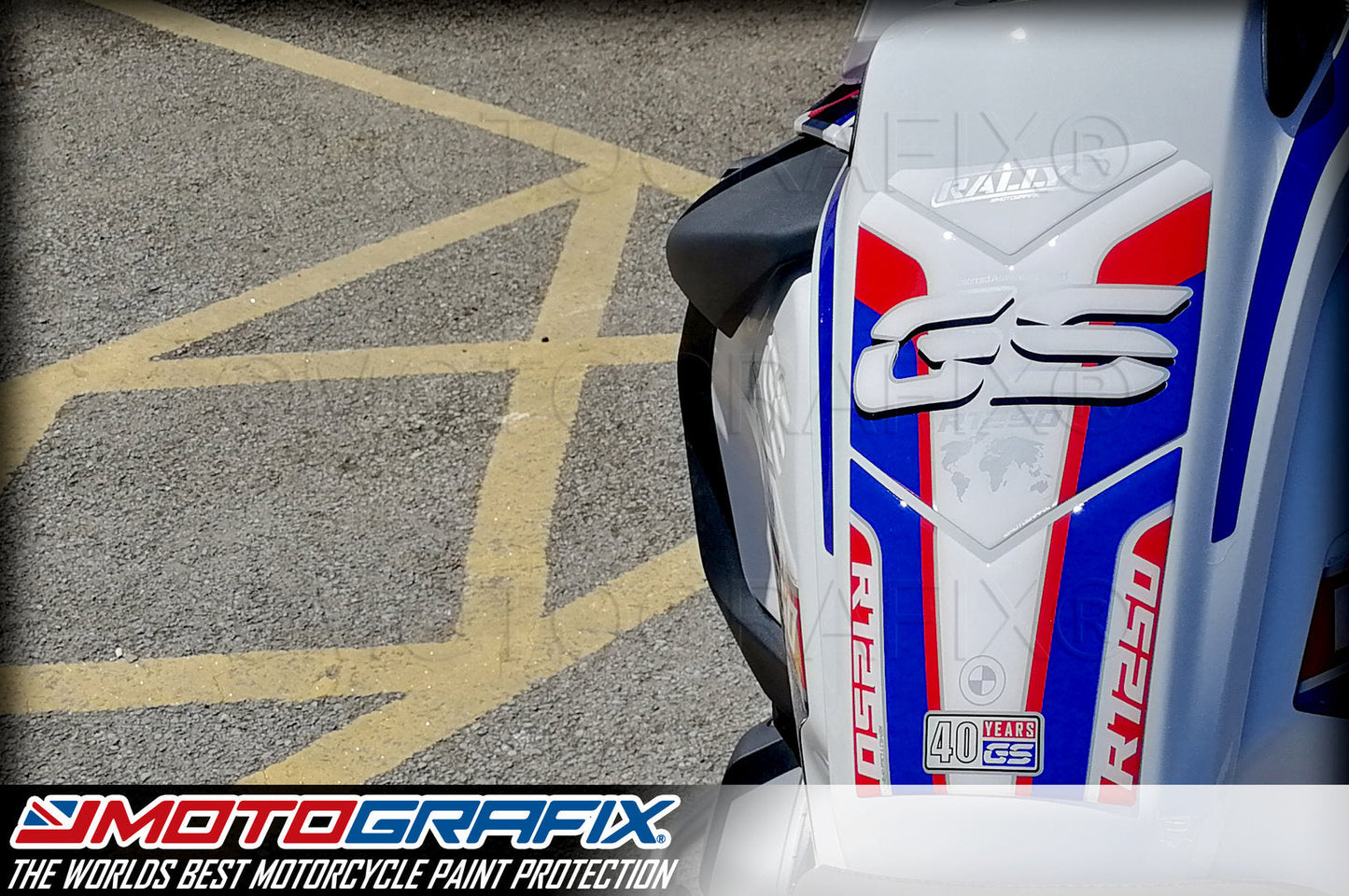 BMW R1250GS Adventure 2020 2021 Motorcycle Tank Pad Protector Motografix 3D Gel - Motografix