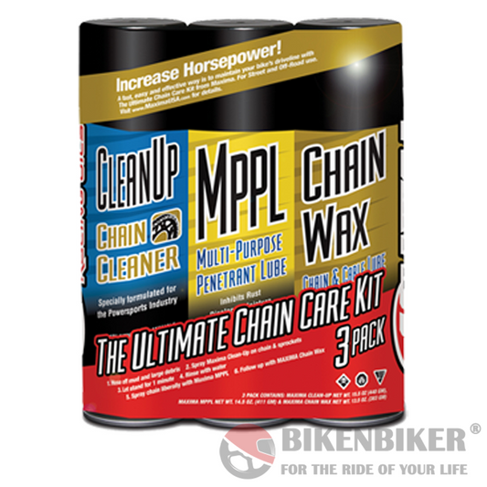Chain Wax Chain Care Combo Kit - Maxima Oils