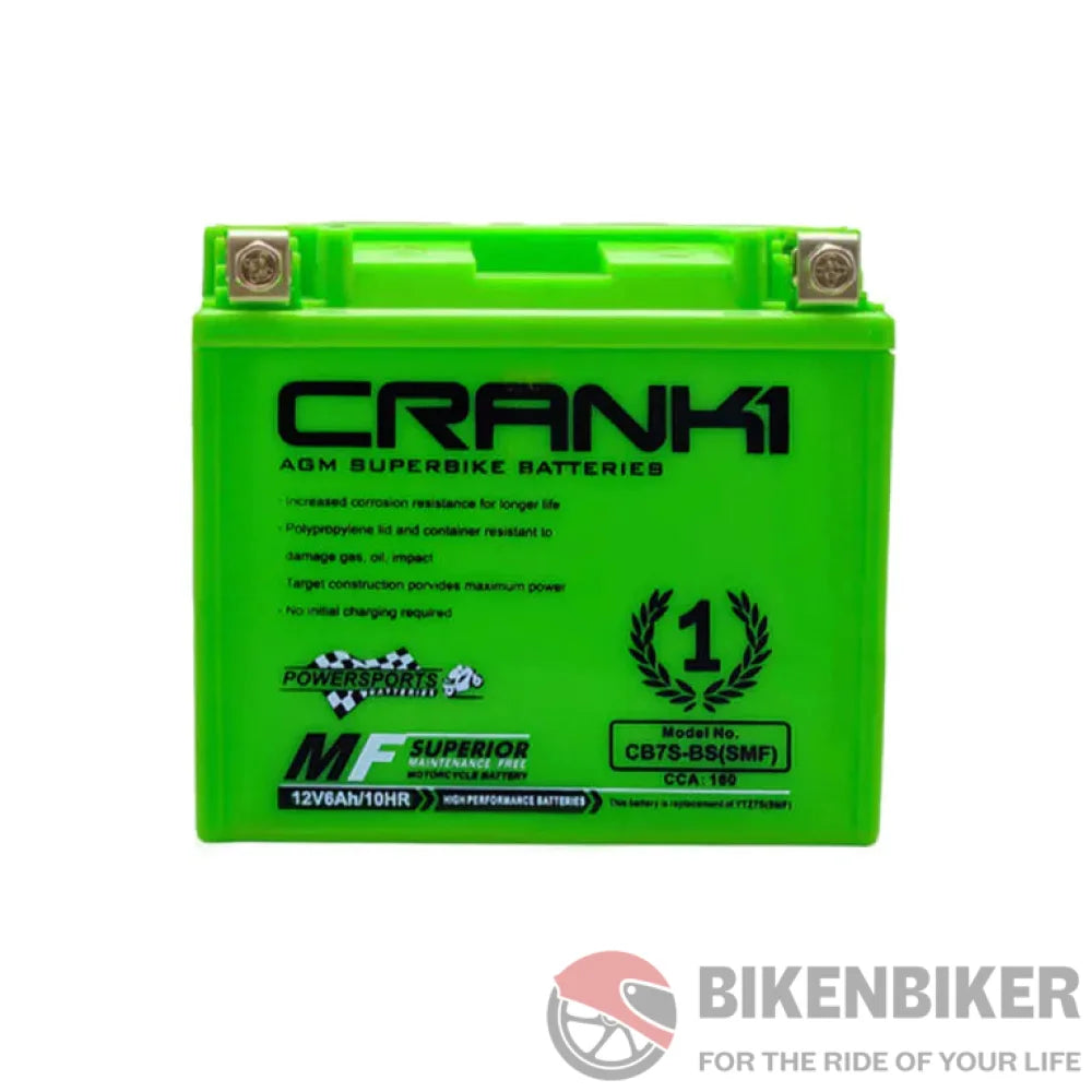 Crank1 Cb7S-Bs(Smf) Battery