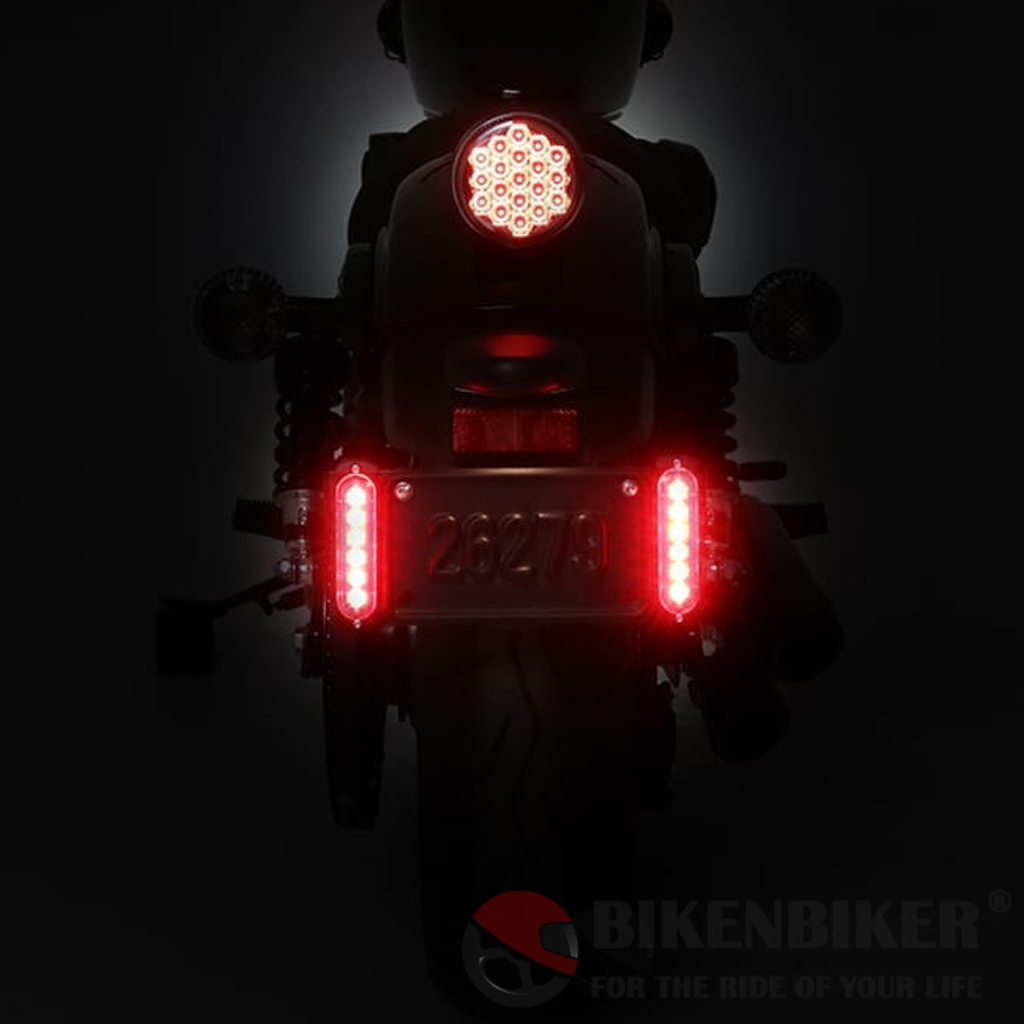 Denali B6 Dual License Plate LED Aux Brake Lights Kit