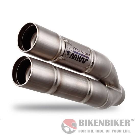 Double Gun Slip On Exhaust for Benelli Leoncino - Mivv