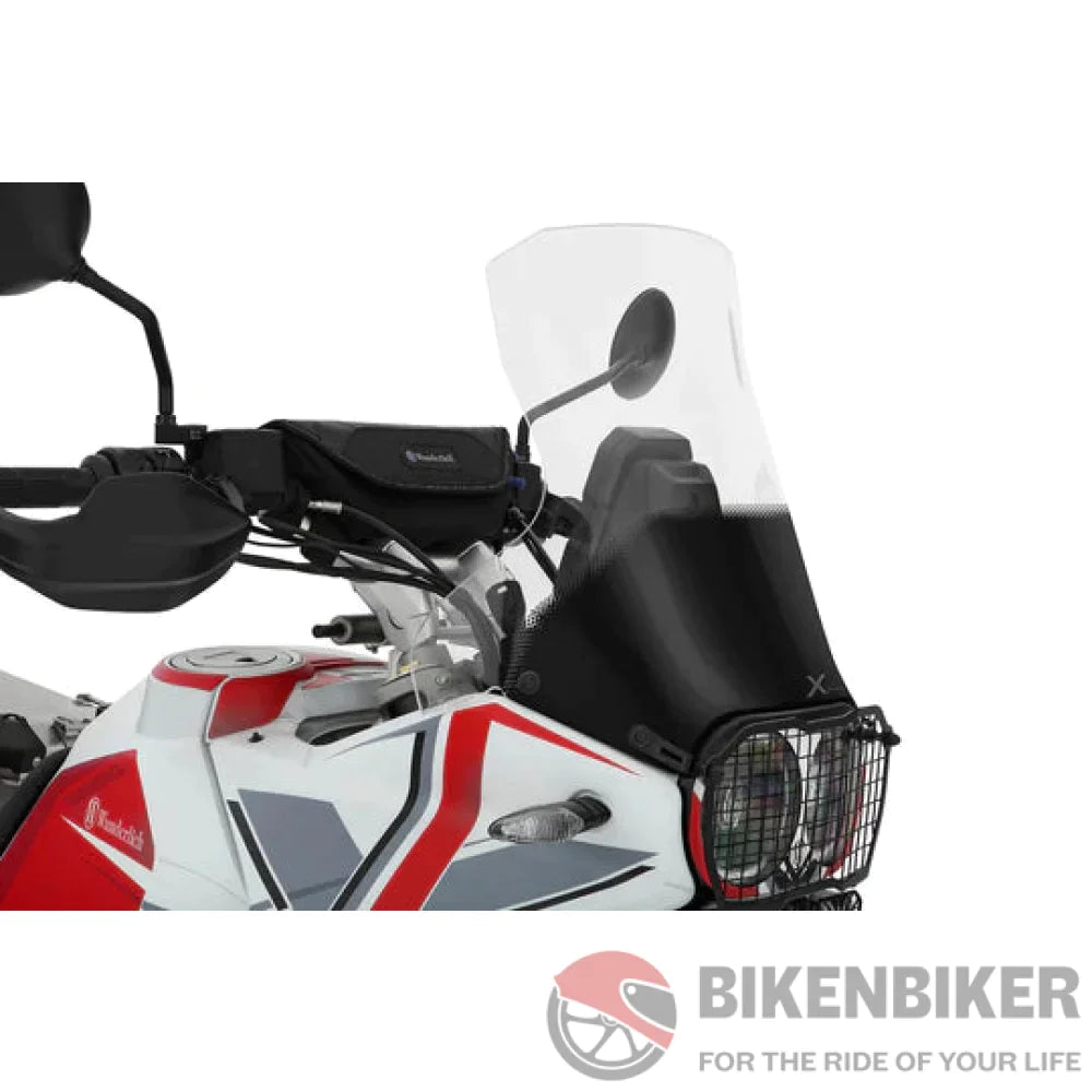 Ducati Desert X Ergonomics - Marathon Windscreen Wunderlich Clear