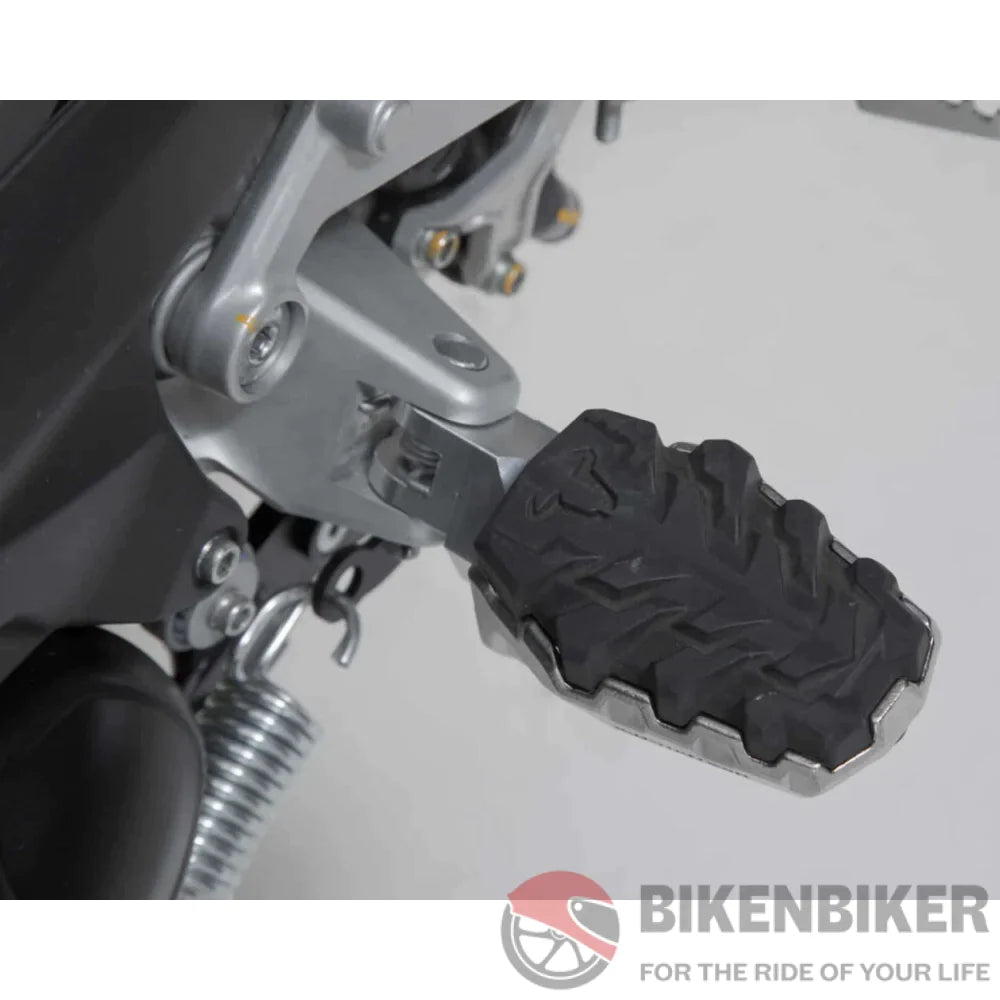 Ducati Desert X/Multistrada V4 Evo Footrest Kit - Sw Motech Footpegs