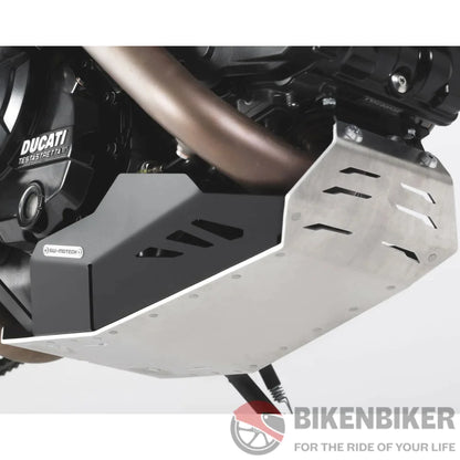 Ducati Hyperstrada/Hypermotard Protection - Sump Guard Sw-Motech Skid Plate