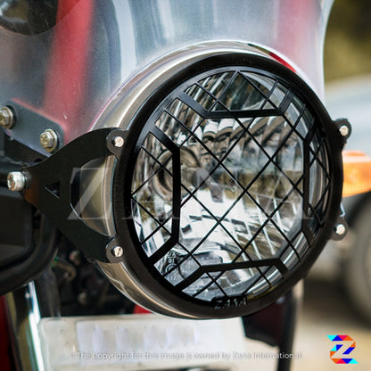 Head Light Grill Type-4 Black Himalayan (2016-2022) - Zana