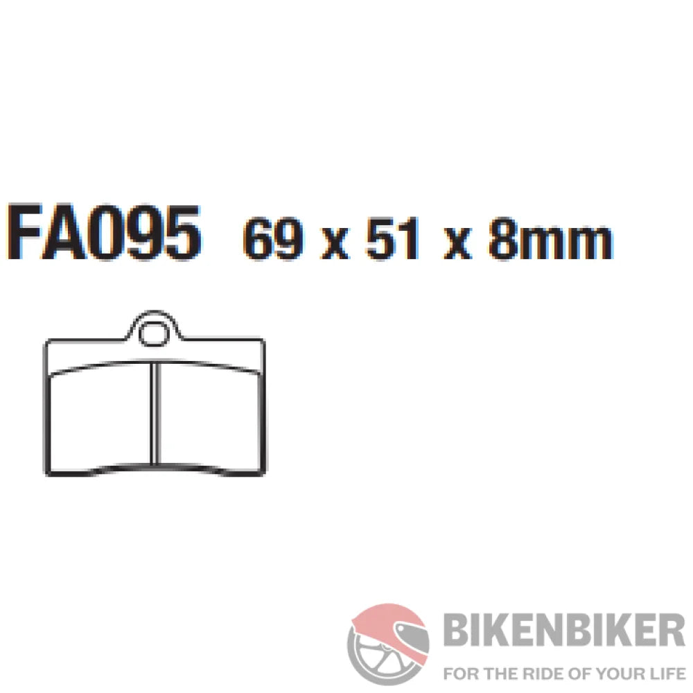 Fa095Hh Sintered Brake Pads - Ebc Brakes