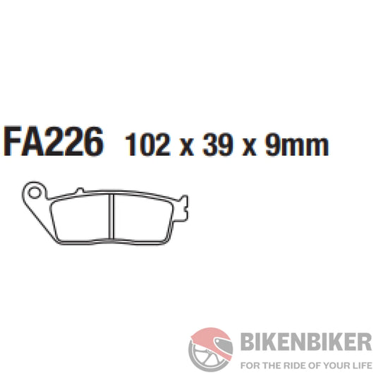 Fa226Hh Fully Sintered Brake Pads - Ebc Brakes