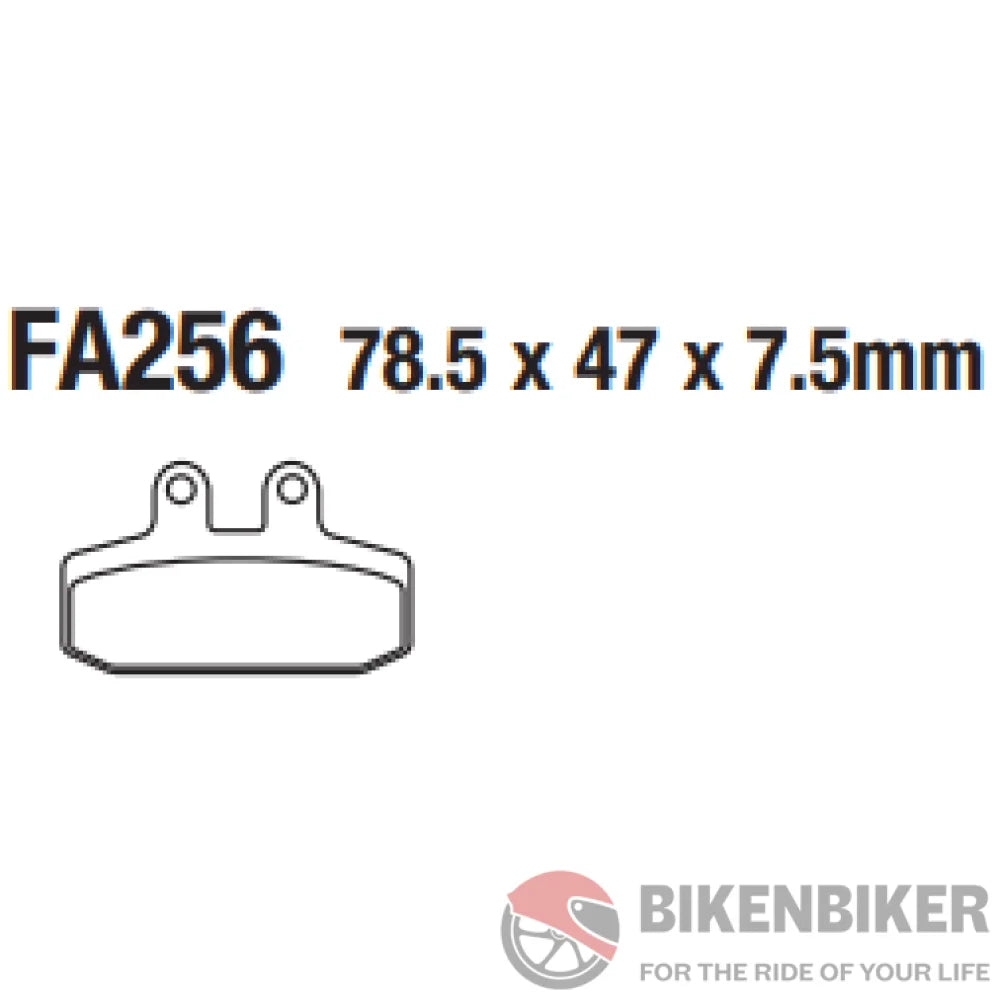 Fa256Hh Fully Sintered Brake Pads - Ebc Brakes