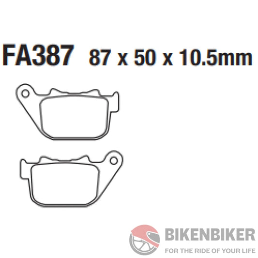 Fa387Hh Fully Sintered Brake Pads - Ebc Brakes