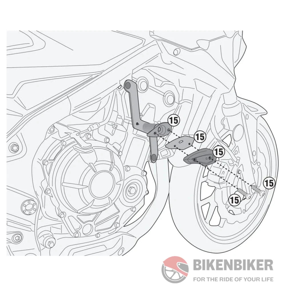 Frame Slider Base Honda Cb500F- Givi Sliders