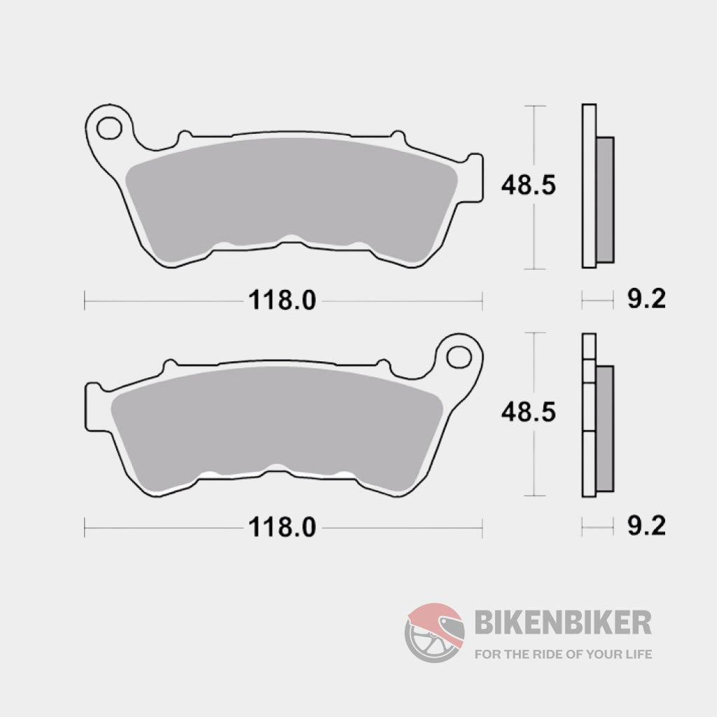 Front Brake Pads Sintered - 07Hd22Sa Brembo