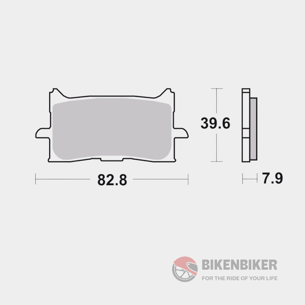 Front Brake Pads Sintered - 07Ho62Sa Brembo