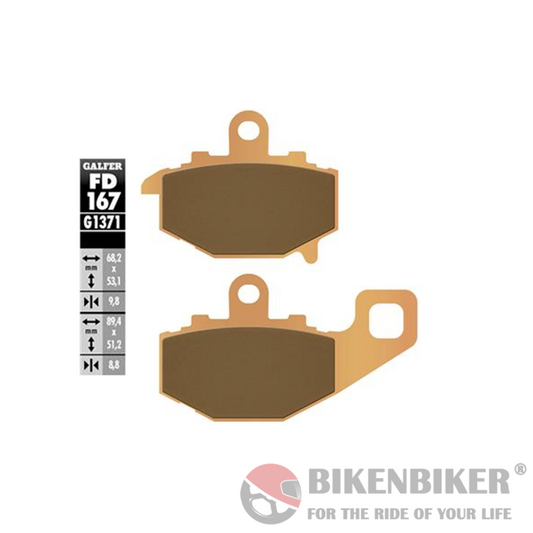 Sintered Street Rear Brake Pads-FD167G1371-Galfer