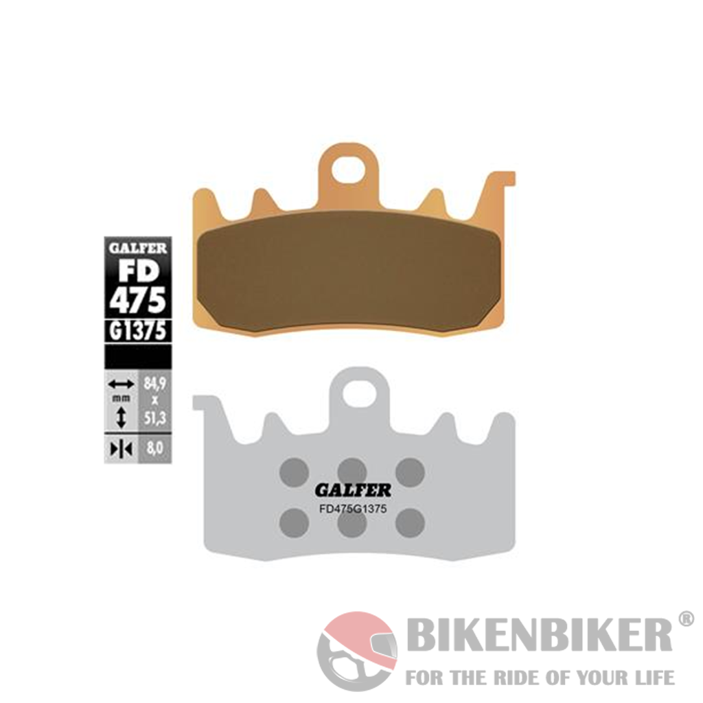 Sintered Sport Front Brake Pads-FD475G1375-Galfer