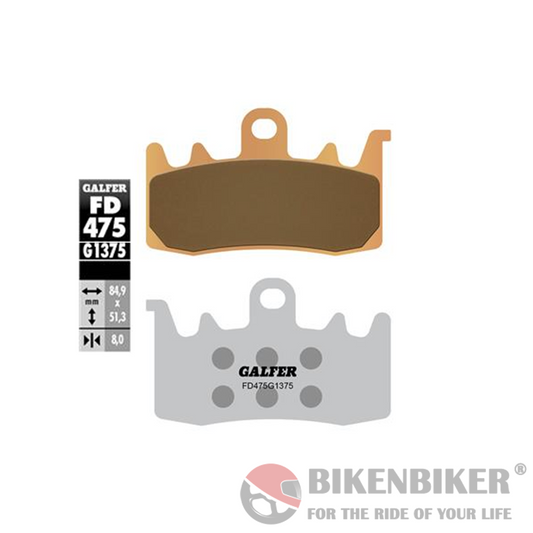 Sintered Sport Front Brake Pads-FD475G1375-Galfer