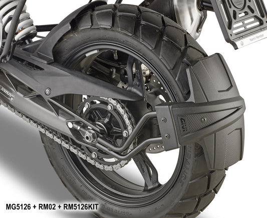 Specific install kit to mount Rear Wheel Side Mount Fender RM01 or RM02 on BMW G 310 GS