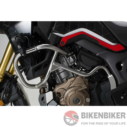 Honda Africa Twin Crf1000L Protection - Stainless Steel Crash Bars Sw-Motech