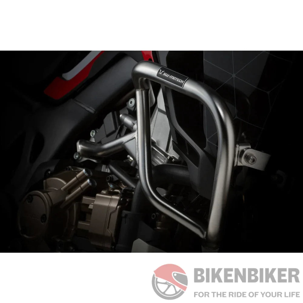 Honda Africa Twin Crf1000L Protection - Stainless Steel Crash Bars Sw-Motech