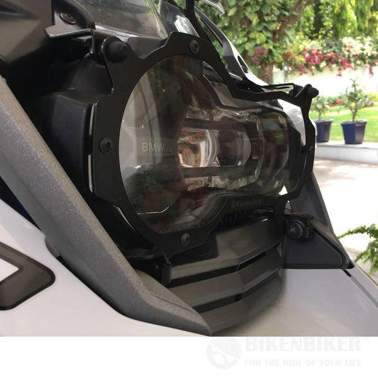 BMW R1250 GSA Protection - Foldable Headlight Guard - Wunderlich