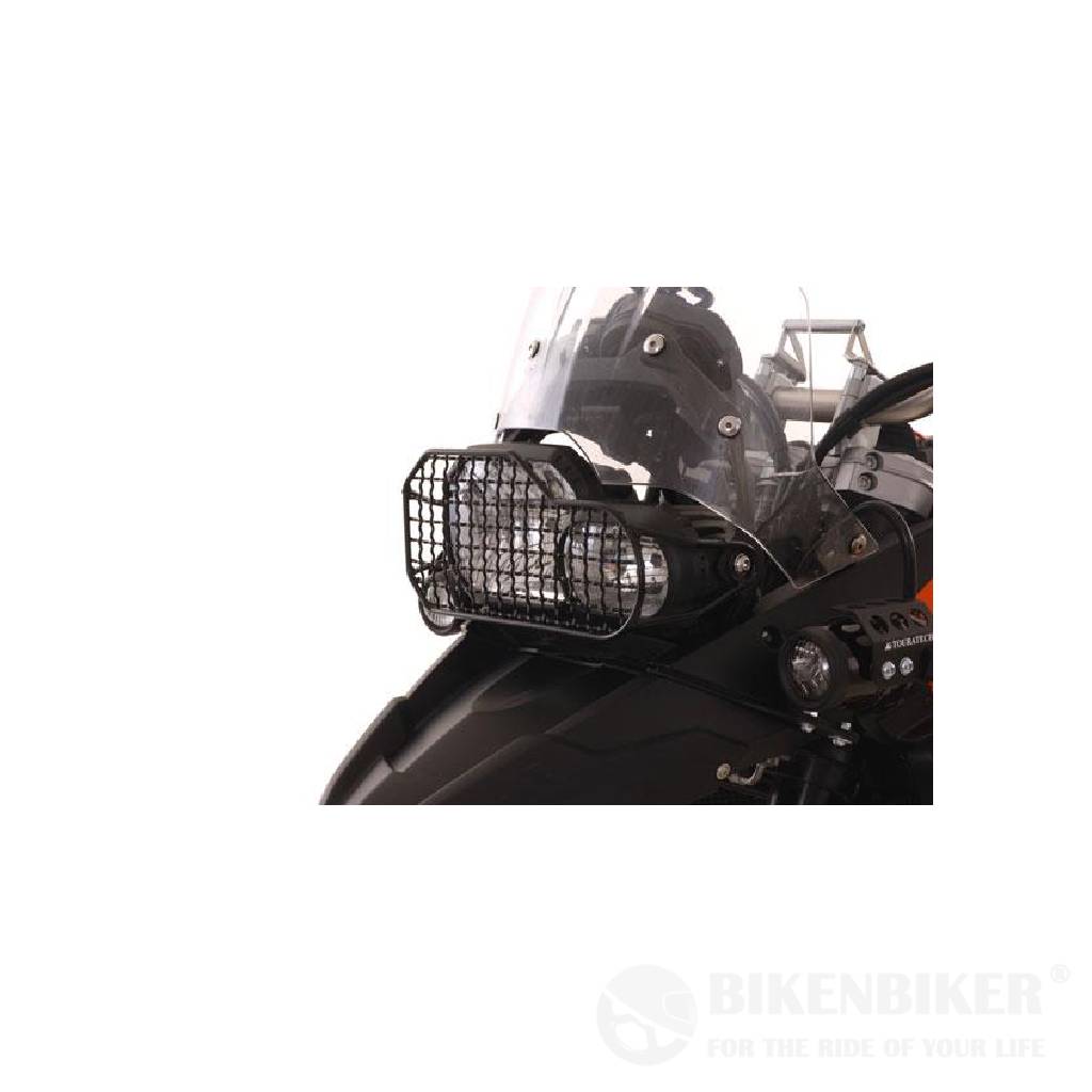 BMW F800 GSA Protection - Headlight Grill - Hepco & Becker