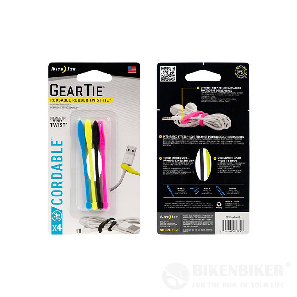 Gear Tie® Cordable™ Twist Tie 3" - nite Ize