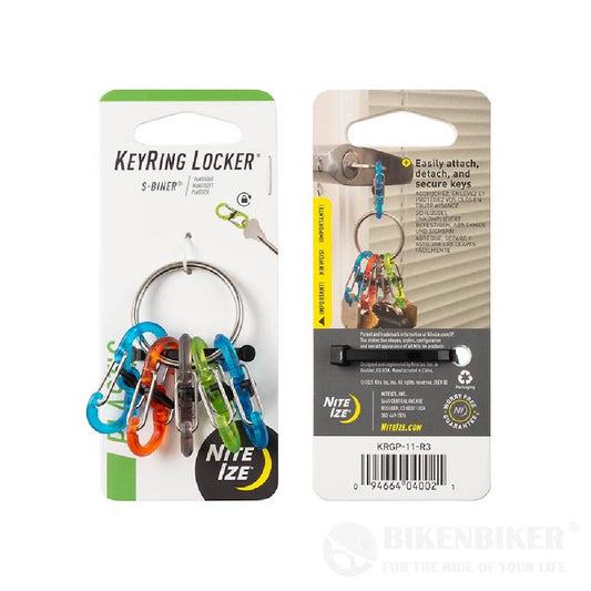 Keyring Locker - S-Biner® (Plastic) - nite Ize