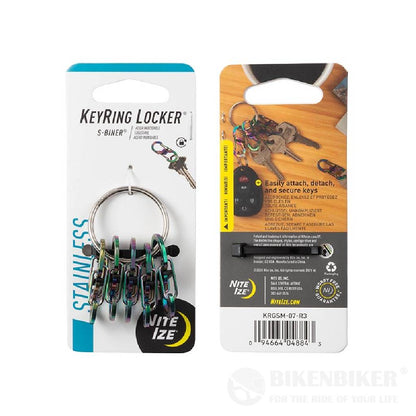 Keyring Locker™ S-Biner®- SS - nite Ize