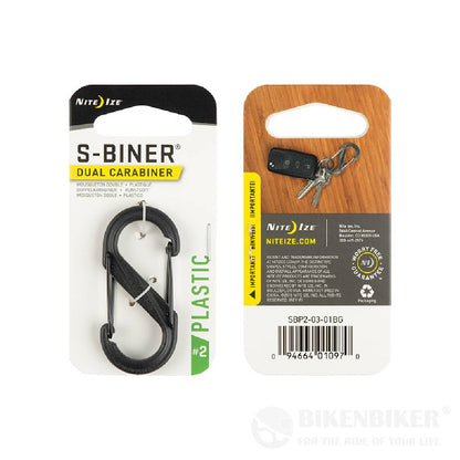 S-Biner® Plastic Dual Carabiner