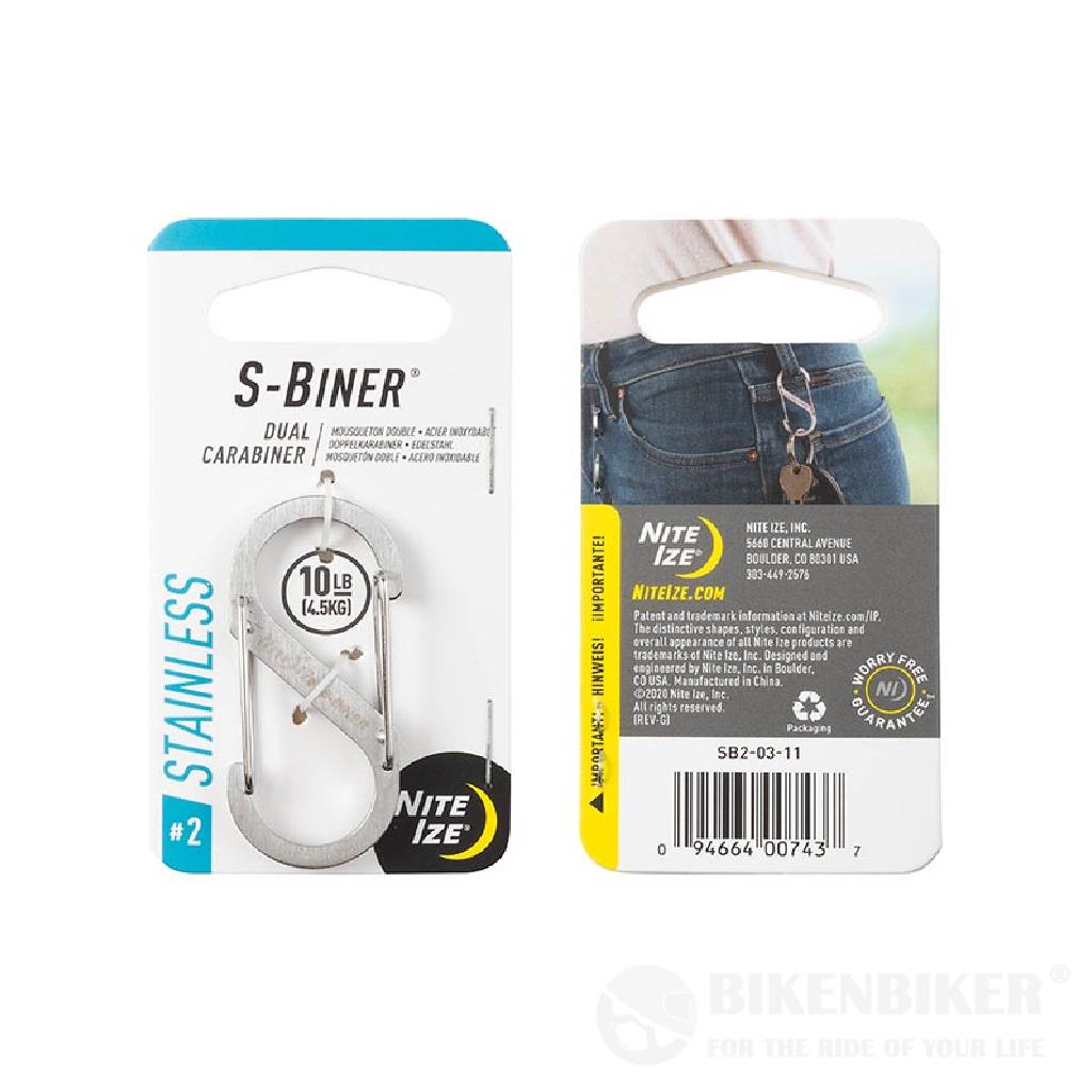 S-Biner® SS Dual Carabiner - nite Ize