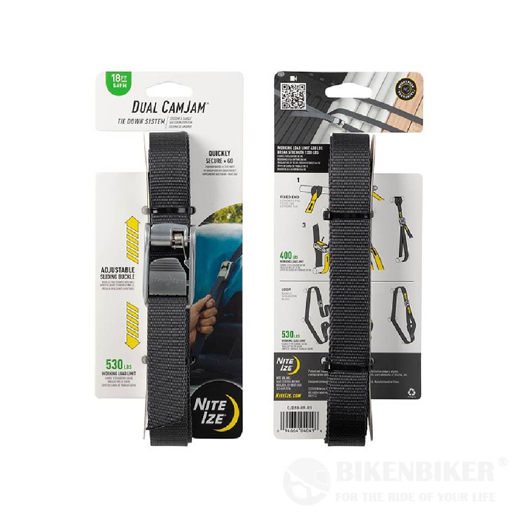 Tie Down System Dual (Loop End) - Cam Jam - nite Ize