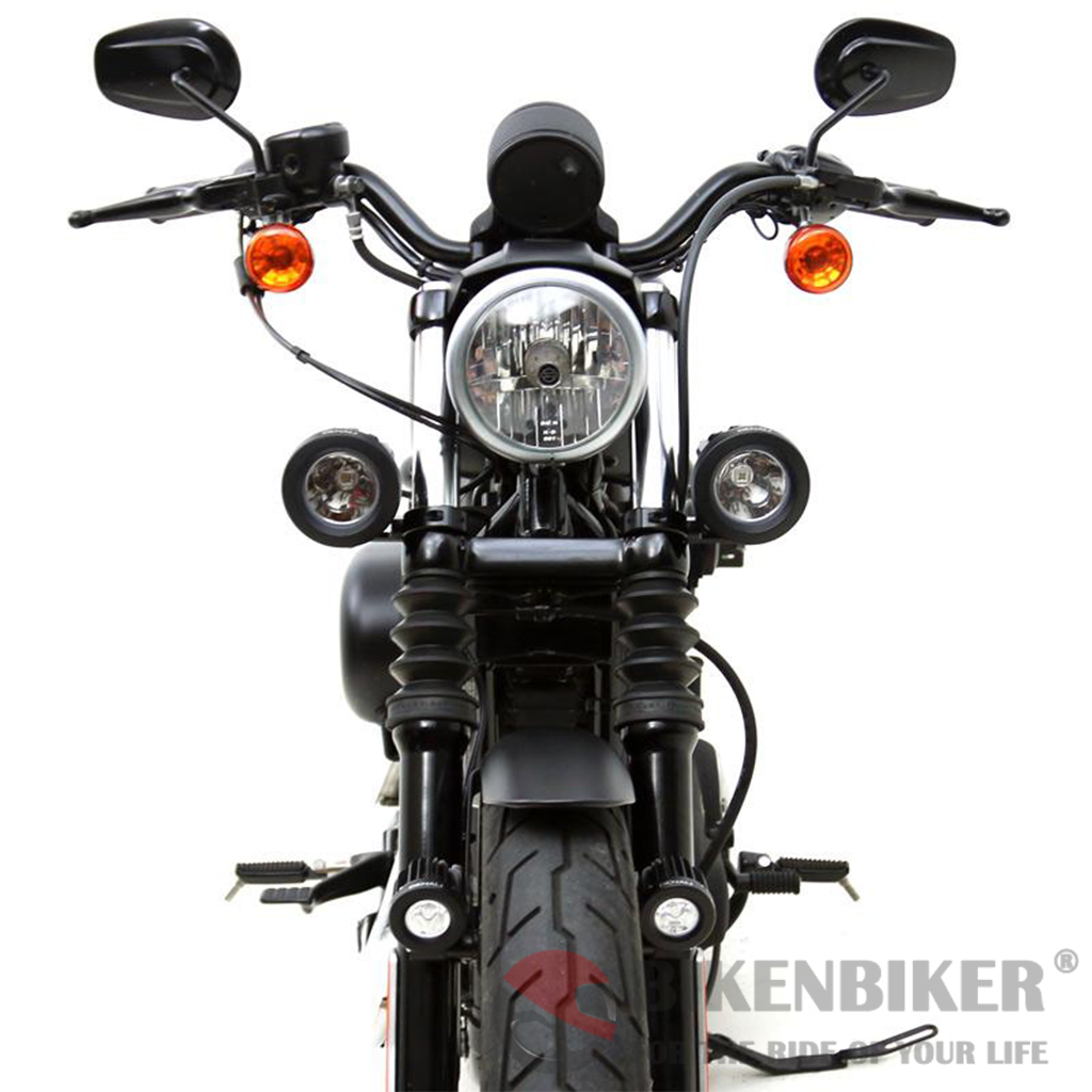 Denali 39mm-49mm Fork Tube AUX LED Mounting Kit