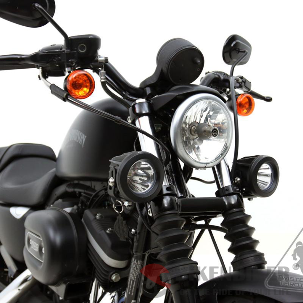 Denali 39mm-49mm Fork Tube AUX LED Mounting Kit