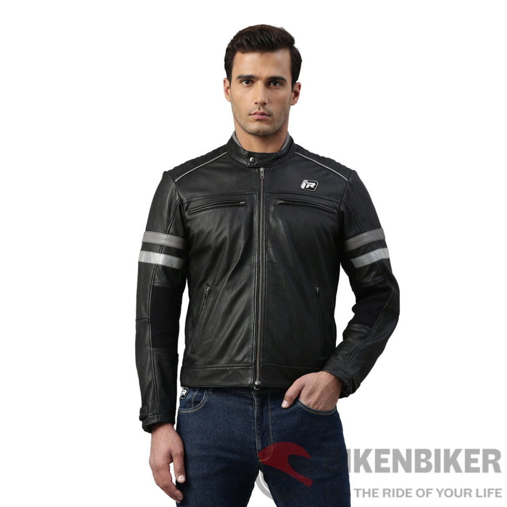 Tvs-Leather Riding Jacket Jaket