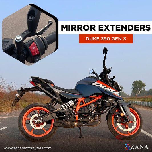 Mirror Extended For Ktm Duke 390/250/200/390 Gen 3 Extenders