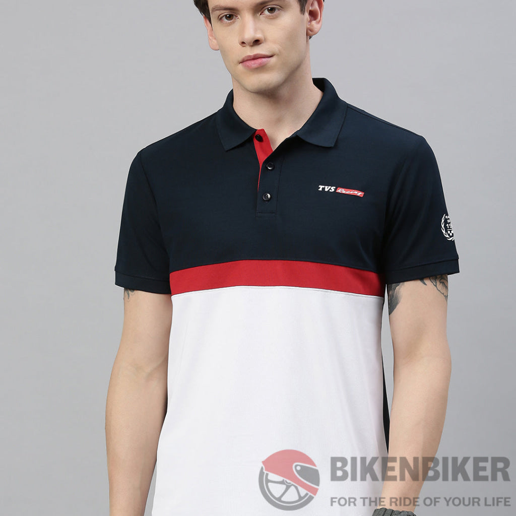 Tvs Racing Polo T Shirt Polyester T-Shirt