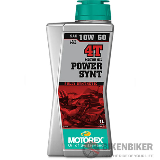 Power Synt 4T Sae Ma2 - Motorex 10W/60 Engine Oil