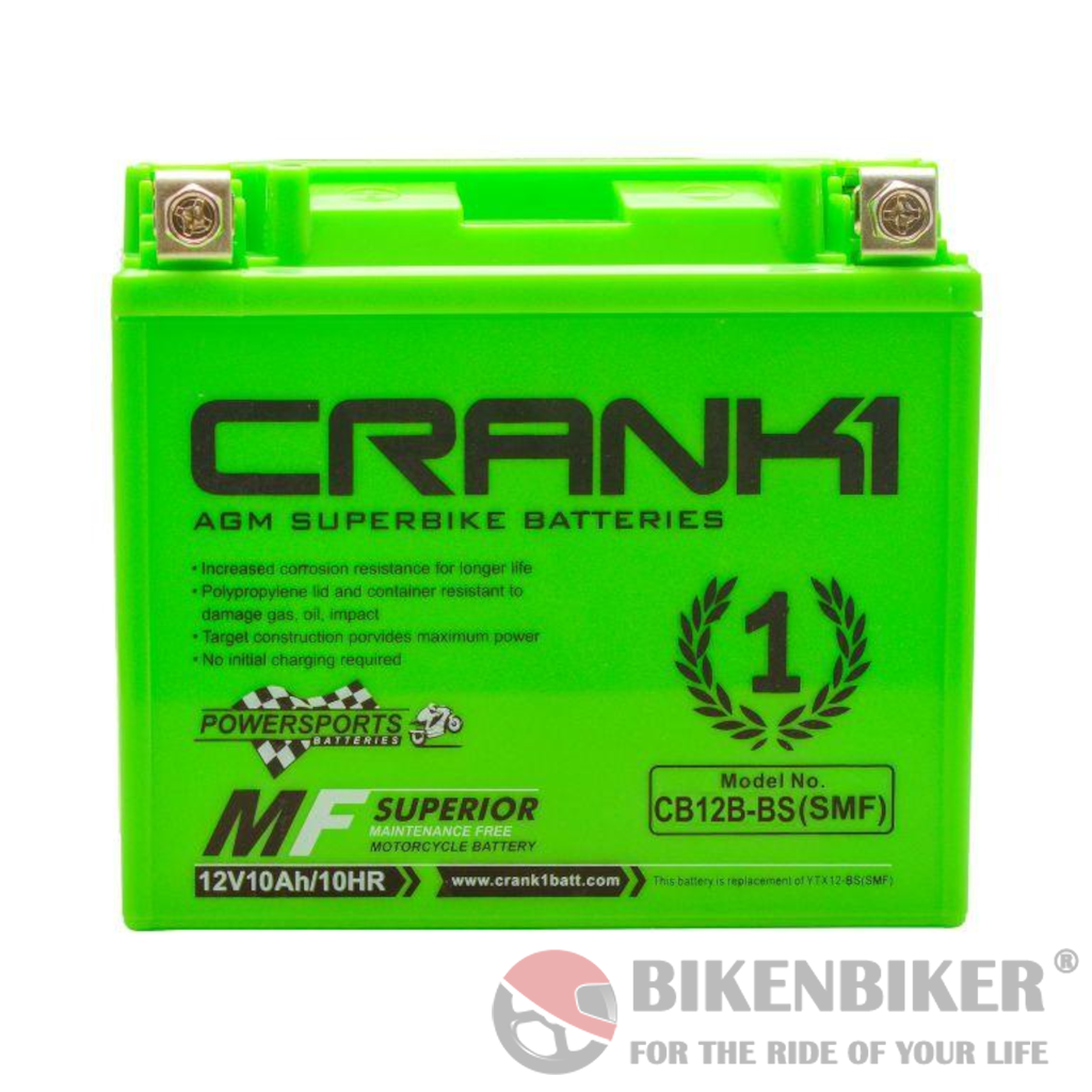 Crank1 CB12B-BS (SMF) Battery