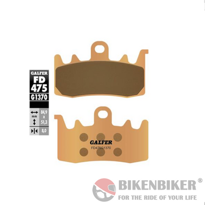 Sintered Street Front Brake Pads- FD475G1370-Galfer