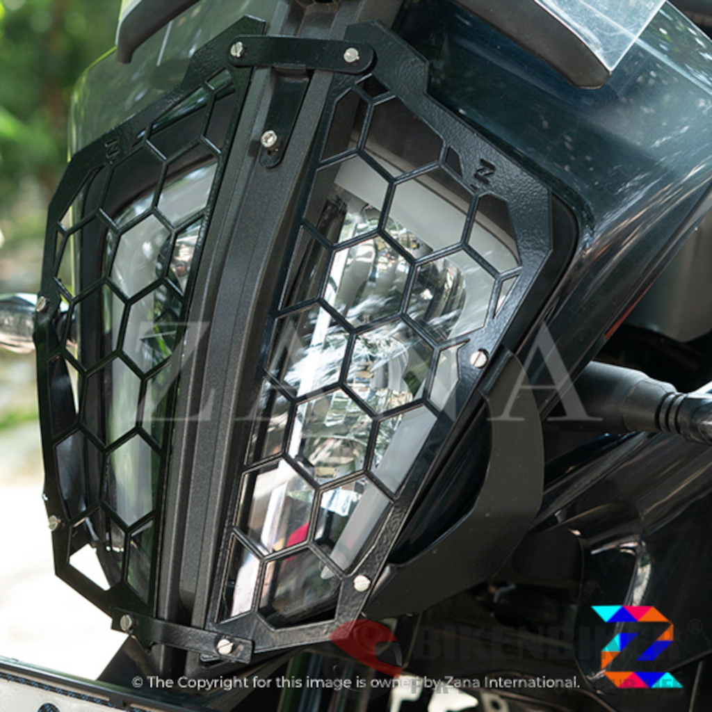 KTM 390 Adventure Head light grill Hexagonal Black- Zana