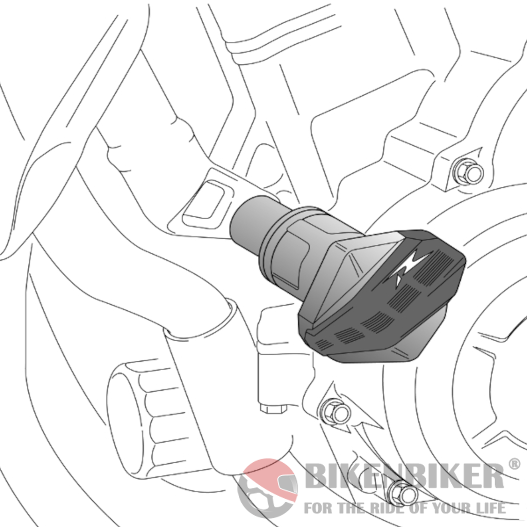 R12 Frame Sliders For KTM 390 Duke 2013-Puig