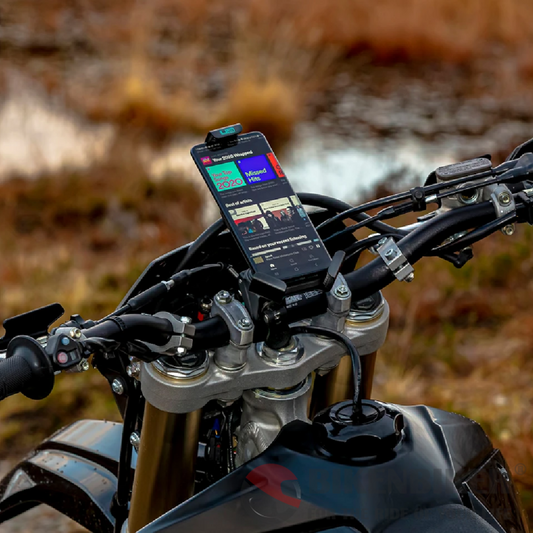 Universal Phone Holder For Motorcycle With Gripper Mount - Ultimateaddons