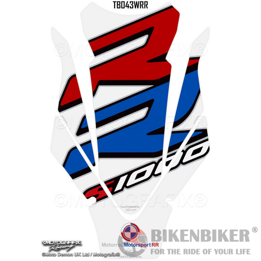 BMW S1000RR 2019 - 2021 Motorsport Motorcycle Tank Pad Protector Gel TB043WRR-Motografix