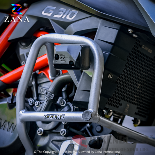 BMW G310GS Lower Engine Guard with Puck Silver - Zana