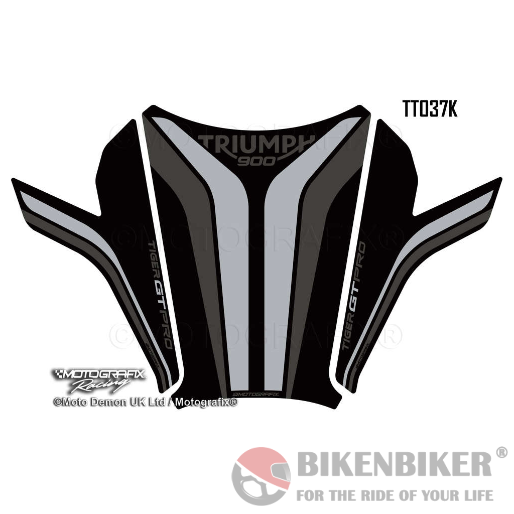 Triumph Tiger 900 GT Pro 2020 21 Motorcycle Tank Pad Protector Motografix 3D Gel TT037K-Motografix