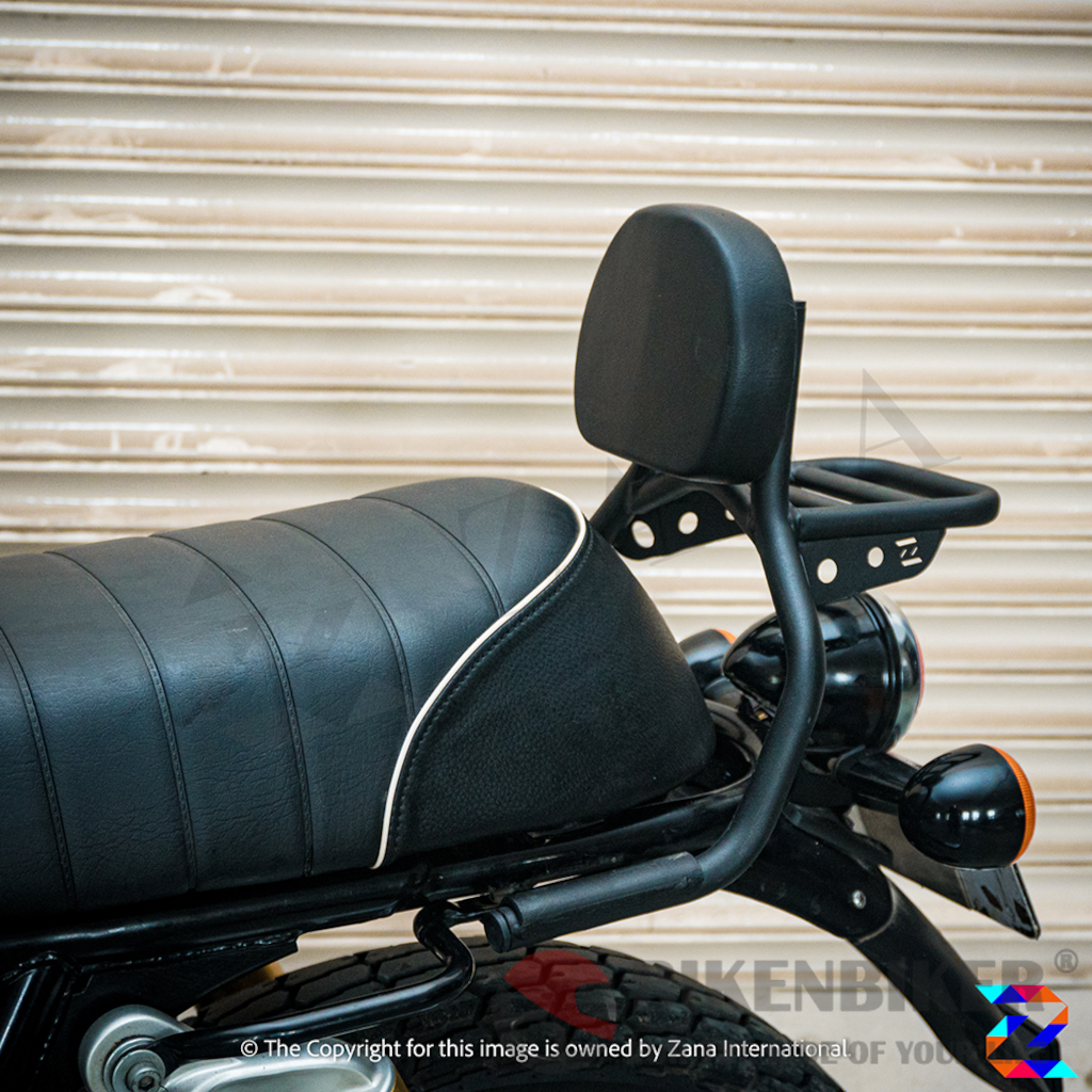 RE Continental GT650 & Interceptor 650 Backrest With Parcel Shelf - Zana