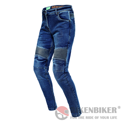 Bikeratti Steam Pro Lady Motorcycling Denim