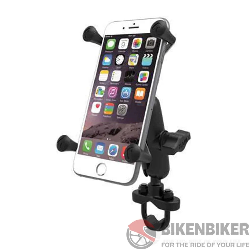 Ram Mounts X-Grip® Large Phone Mount With Handlebar U-Bolt Base Ram Accessory